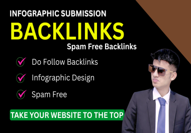 I will do manual infographic submission on high authority sites with do follow backlinks