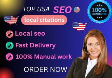 I will build 75 USA local citations for top Google ranking