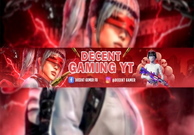 Professional YouTube Banner Design Eye-Catching & Unique Custom YouTube Banner Modern & Attract