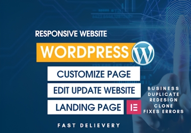 Design a Responsive Elementor Pro WordPress Business Website That Converts