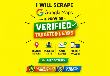 I will do Google Map Scraping for Business Leads and Data Extraction