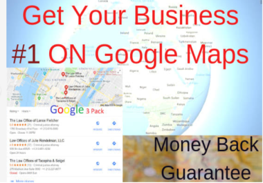 provide full seo services for ranking website on google maps ranking