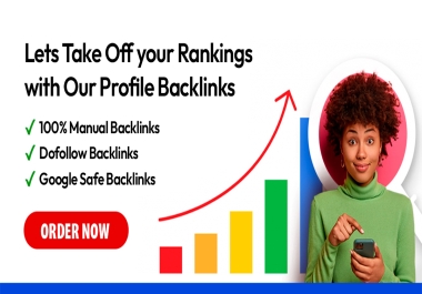 Manual 300 Profile Backlinks for Authority,  Indexing and SEO Boost