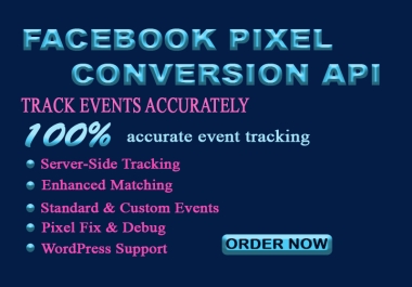I will setup Facebook Conversion API with server side tracking and pixel configuration