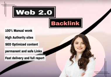 Powerful Web 2.0 Backlinks for SEO Manual High DA Authority Links