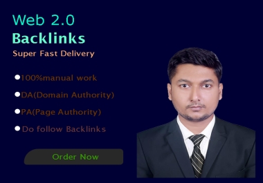 I will build powerful SEO backlinks from Web 2.0 blogs for higher Google ranking