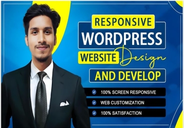 Custom WordPress Website Development - Responsive,  SEO Optimized Business Sites