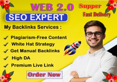 I will create manual Web 2.0 blogs and sites boost ranking