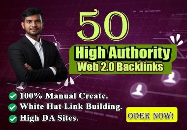 I will create powerful Web 2.0 backlinks to boost your website ranking