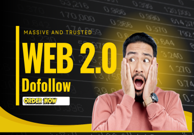 I will do 80 web 2.0 high quality dofollow backlinks with login details