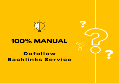 I will create 100 manual dofollow backlinks for higher Google ranking
