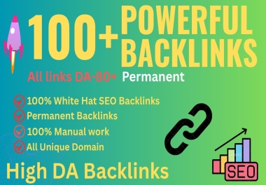 100 Permanent High Domain Authority SEO backlinks Sky Rocket your Rank