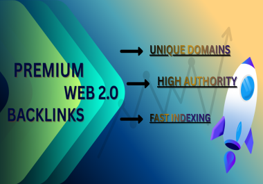 I Will Provide 30 High DA Web2.0 Backlinks
