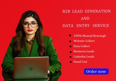 80 B2B Lead Generation Expert Data Entry Services