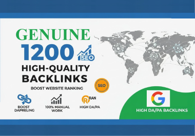 Boost Your Website Ranking with 1200 High-Quality Backlinks