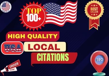 100 High quality USA Local citations