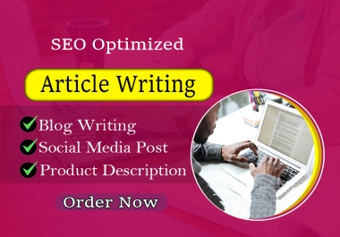 I will provide quality article in 1000 words