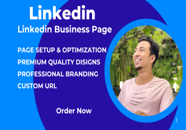 I will create and optimize a professional linkedin business page