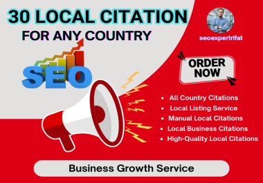30 Local Citation Service Boost Local SEO & Business Ranking