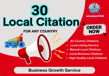 30 Local Citation Service Boost Local SEO & Business Ranking