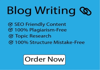 I will do high quality blog articles for your website