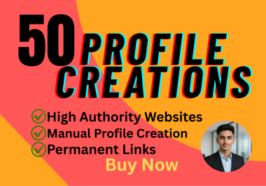 I Will Create High Quality Manual Profile Creations With Real Branding Value