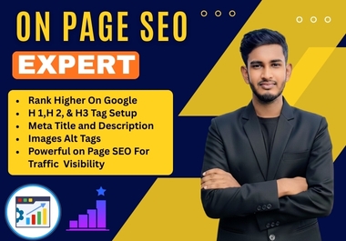 I will optimize on page SEO with rank math and schema markup to boost google rankings.