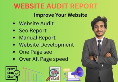 I will provide an actionable website audit and find your site's errors and improve your SEO Health