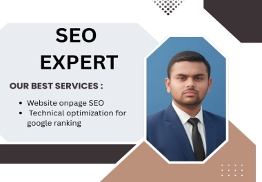 website onpage SEO and technical optimization for google ranking