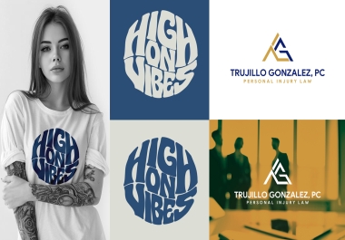 I will do modern flat minimalist business logo design