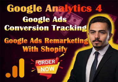 I will setup GA4,  Google Tag Manager,  conversion tracking & ecommerce tracking perfectly