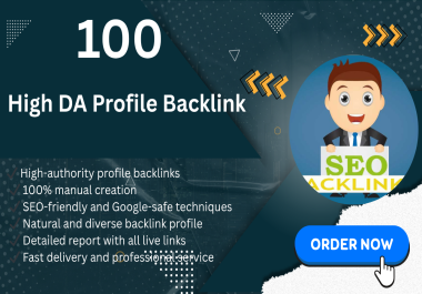 High-quality profile backlinks to boost SEO,  increase traffic,  and grow your online presence fast