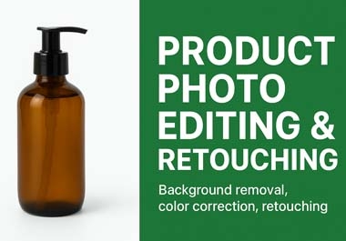 I will professionally edit and retouch your product photos