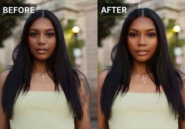Professional Portrait Retouching & Skin Smoothing Before/After