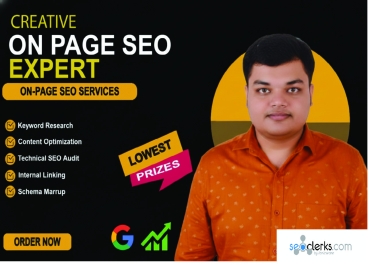 I will do on page seo and complete all parts