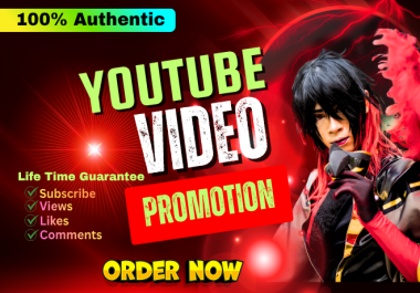 I will promote your organic YouTube video view with Native Ads