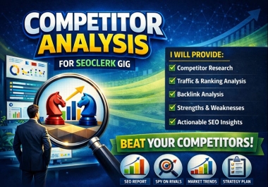 Professional SEO Competitor Analysis with Actionable Strategy
