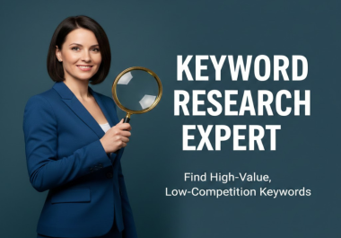 I Will Do In-Depth Keyword Research With Low Competition & High Search Volume