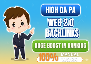 I will create 70 high authority web 2.0 backlinks with manual blog posting
