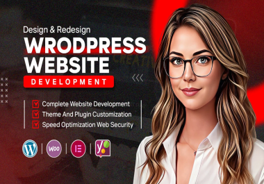 I will Develop,  Design,  Redesign,  Clone and Responsive wordpress website