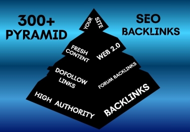 300+ Rank Your Website With Powerful SEO Link Pyramid Backlinks