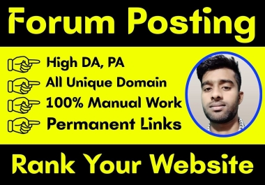 Provide 60 forum posts or forum posting authority bac...