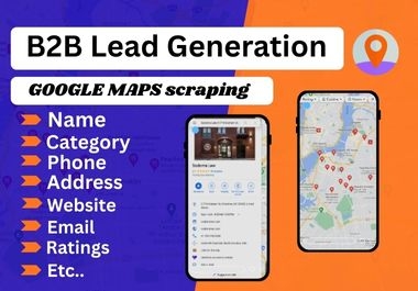 B2B Lead Generation & Google Maps Lead Scraping.