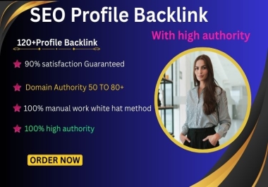I will create 120 link building SEO profile backlinks