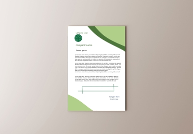 Professional Letterhead Design for Business