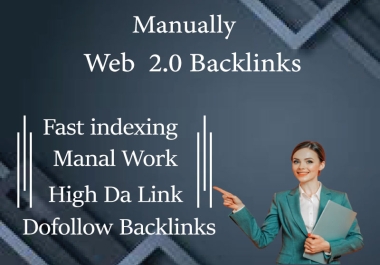 I will do high quality 100 Web 2.0 link service manually