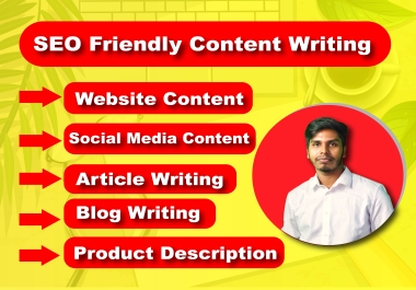 I will write 1000 words of SEO-friendly content for your website or blog