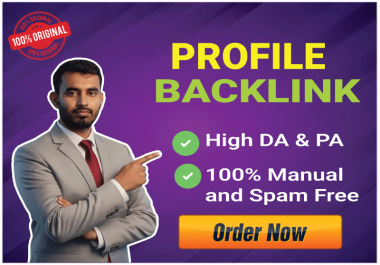 I Will Create 100 High-Quality Profile Backlinks for Website SEO