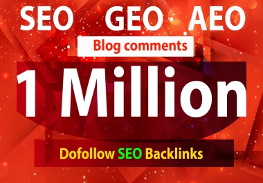 Rank with 1 Million High TF Dofollow multi tier Backlinks
