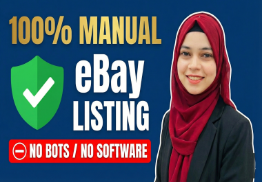 I will Manually Create 5 SEO Optimized eBay Listings for Dropshipping
